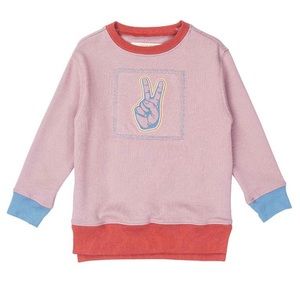Peace sign crewneck kids unisex